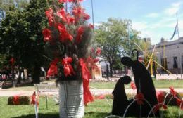 Hermoso arreglo navideño en la Plaza San Martín